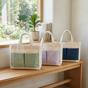 Customized <b>Canvas</b> <b>Tote</b> Bag High Quality Reusable Shopping Bag for Daily Use Grocery Market Travel with Stylish Design - Product Image 5