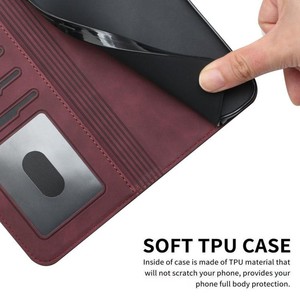 Funda de Teléfono con Tapa Magnética de Cuero PU para Negocios, con Soporte y Grabado de Línea de Corazón para <span class=keywords><strong>Huawei</strong></span> <span class=keywords><strong>Mate</strong></span> 70 Air/P80 ULTRA/P80 PRO - Product Image 5
