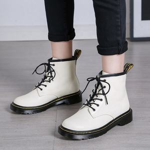 Botas de Piel de Becerro Estilo Británico, Cómodas, Resistentes al Desgaste, Impermeables, con Cordones, Punta Redonda, para Primavera e Invierno - Product Image 3