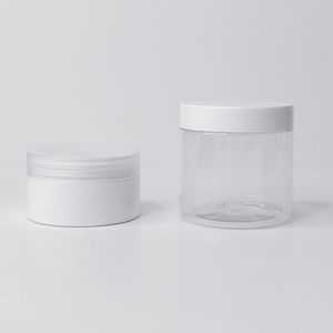 30ml 50ml 100ml 120ml 200ml 250ml 500ml Cosmetic Packaging Food Grade Container Amber Plastic PET Jar With Gold Aluminum <b>Cap</b> - Product Image 4