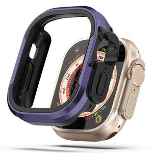 באיכות גבוהה אלומיניום סגסוגת רב צבע מגן מקרה עבור אפל שעון אולטרה 49mm יוקרה שעון מקרה עבור אפל שעון