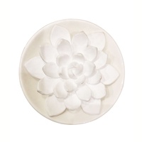 En gros personnalisé désodorisant en céramique fleur diffuseur huile essentielle arôme pierre + bois diffuseur SA-2108