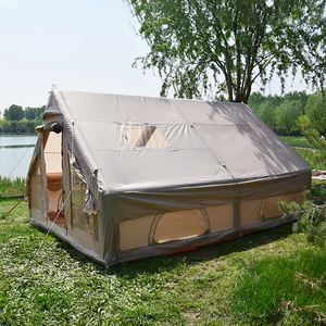 12 ㎡   Tente gonflable d'extérieur portable et imperméable pour le camping avec cheminée, en tissu de coton et Oxford 001 - Product Image 5
