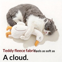 Nouvelle poupée en peluche douce pour animaux de compagnie, jouet de compagnie amusant et divertissant pour chat, qui émet des sons lorsqu'il est mâché, pour soulager l'ennui des chiots.