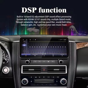 Gerllish - Navegador GPS OLED de 13 Pulgadas con Android Auto, CarPlay, WiFi Integrado, Radio FM, Reproductores <span class=keywords><strong>MP3</strong></span>/MP4 para Patrol Y62 Infiniti - Product Image 3