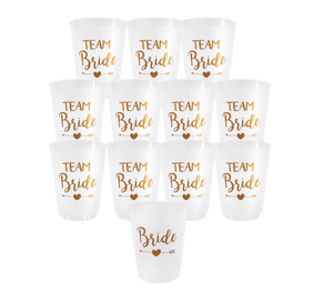 Décorations de fête d'enterrement de vie de jeune fille, gobelets réutilisables 16 gel Flex Team enterrement de vie de jeune fille, elle a dit Yaaas - Product Image 6