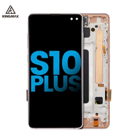 Pantalla Super Amoled para Samsung Galaxy S10 Plus G975 G975F, montaje de pantalla LCD, piezas de repuesto, reparación de pantalla de teléfono rota
