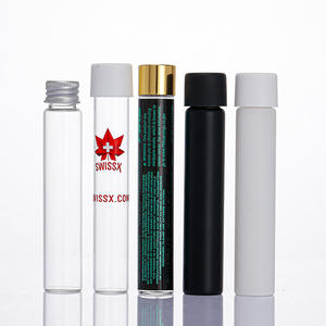 Cam ön rulo tüp şişesi puro ambalaj temizle cam tüp şişe tüp şişesi çocuk dayanıklı kapak ile - Product Image 5