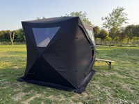Tente de sauna à vapeur sèche d'extérieur Warmfire, une chambre, en tissu Oxford imperméable, pour 6 personnes, avec structure carrée en fibre de verre, quatre saisons, montage rapide