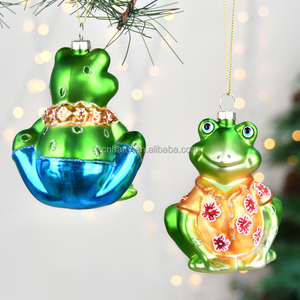 Christmas Hanging Decoration Home Glass <b>Personalised</b> Gift Hand-crafted European Glass Christmas Decoration Supplier - Product Image 1