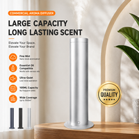 Diffuseur de parfum professionnel pour hall d'hôtel, grande capacité 1000 ml, machine d'aromathérapie HVAC pour grandes surfaces, contrôle par application Bluetooth, sans eau