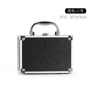 Niceland – trousse de maquillage de grande capacité, boîte de rangement portable avec cadre en aluminium pour femmes, sac à cosmétiques à usage domestique, couleur unie - Product Image 5