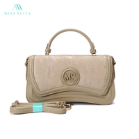 Tas Tangan Wanita Pabrik Kustom Kulit PU Fashion Horizontal Penggunaan Sehari-hari Tas Wanita Elegan Pemasok Grosir