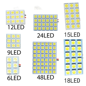 5050 6led 9led 12led 15led 18led 24led 36led 48led SMD 5050 <span class=keywords><strong>voiture</strong></span> <span class=keywords><strong>led</strong></span> toit lampe de lecture <span class=keywords><strong>plafonnier</strong></span> ampoules dôme <span class=keywords><strong>voiture</strong></span> <span class=keywords><strong>led</strong></span> lumière - Product Image 2