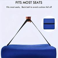 Prix usine mousse à mémoire de forme soutien lombaire oreiller soulagement des douleurs dorsales coussin orthopédique pour chaise de bureau et siège de voiture
