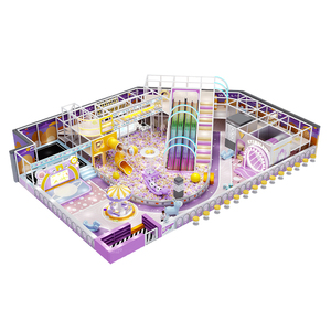 ชุดสนามเด็กเล่นในร่มเชิงพาณิชย์พร้อมอุโมงค์ LED ได้รับการรับรองมาตรฐาน ASTM F963 และ EN71 อุปกรณ์เล่นสำหรับเด็กสำหรับห้างสรรพสินค้าและร้านกาแฟ - Product Image 2