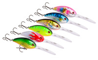 Leurre flottant en acier à haute teneur en carbone de 18,5 g et 11 cm, type crankbait, pour la pêche au brochet, à la carpe, au marlin - Pêche en mer, en bateau, en rivière