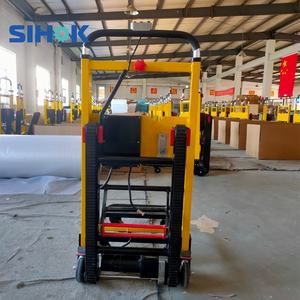 중국 휴대용 간편 접이식 계단 트롤리 핸드카트 리튬 배터리 전동 트롤리 운송용 / 운송 트롤리 - Product Image 4