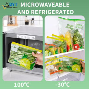 Thực phẩm lưu trữ thanh trượt bao bì túi dây kéo Tủ đông Zip khóa túi nhựa cho bao bì thực phẩm - Product Image 4