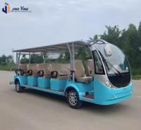 Voiture électrique de tourisme en gros pour adultes, 72V, 8/18 places, navette de transport panoramique