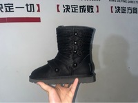 Bottes pour femmes en cuir véritable imperméables avec logo personnalisé, à lacets, chaudes, doublées de fourrure, chaussures d'hiver antidérapantes
