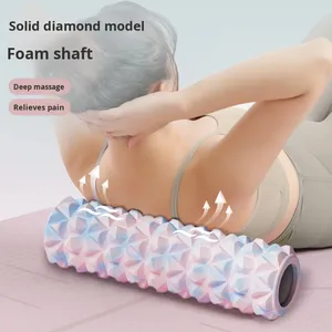 Nouveau rouleau de massage musculaire en mousse EVA à pointes, couleur dégradée, pour yoga et massage des jambes, avec points de pression flottants - Product Image 3