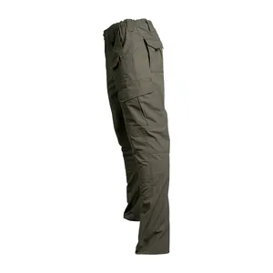 आउटडोर परिधान पुरुषों की सामरिक पैंट, पानी से बचाने वाली क्रीम Ripstop कार्गो पैंट, हल्के ईडीसी लंबी पैदल यात्रा काम पैंट