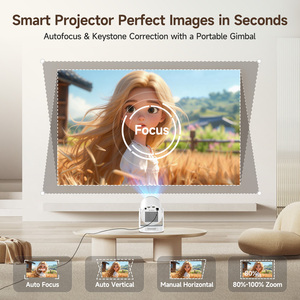 Projecteur intelligent 1080P avec mise au point automatique et évitement d'obstacles HY320 Pro Nouveau 400 ANSI Air Mouse WiFi 6 BT5.4 Home Cinema - Product Image 3