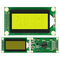 Écran LCD personnalisé 0802 16 broches Affichage 8x2 caractères Module LCD bleu