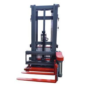 Montacargas de <span class=keywords><strong>1</strong></span> Tonelada con Mástil Tríplex de 6 m, Montacargas VNA, Montacargas Eléctrico de 3 Vías con Batería de Plomo-Ácido, Tracción en las Cuatro Ruedas para Pasillos de <span class=keywords><strong>1</strong></span>.<span class=keywords><strong>5</strong></span> m de Ancho - Product Image 3