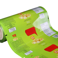 Film plastique laminé imprimé sur mesure de qualité alimentaire pour emballage de barres chocolatées et protéinées, sachets en rouleau thermoscellables, Shanghai