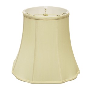 Paralume Monay Shantung bianco antico 16 \ "HMS Premium - Product Image 1