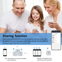 Interrupteur WiFi Tuya Mini 16A, application Smart Life, contrôle bidirectionnel, module d'automatisation de la maison intelligente, Alexa, Google Home