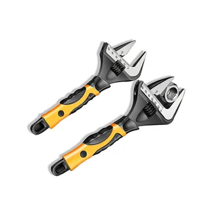 New fashion design Factory Wholesale Yellow Wrench Handled Adjustable auto Wrench