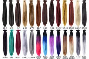 Prix bas, vente en gros, très demandé : Cheveux synthétiques pour dreadlocks, 22 pouces, 7g, 1 brin/paquet, en fibre haute température pour femmes - Product Image 6