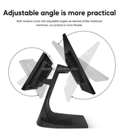 10.1 pouces 15.6 pouces double écran caisse enregistreuse tablette PC tout en un tablette Pos Android point de vente signalisation numérique