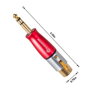 Rasantek 3ขา XLR ตัวเมียตัวผู้-1/4 "6.35มม. สเตอริโอตัวผู้/ตัวเมียปลั๊กปืนใหญ่แจ็ค TRS สำหรับลำโพง - Product Image 2
