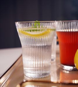 ชุดแก้วน้ำใส6ชิ้นพร้อมโลโก้หรูหราปรับแต่งได้ทำจากหนังสำหรับถ้วยเครื่องดื่ม - Product Image 3