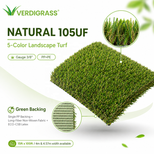 <span class=keywords><strong>Gazon</strong></span> artificiel Verdigrass à l'aspect <span class=keywords><strong>naturel</strong></span>, 50,8 mm, double vague, souple, écologique, haute densité, eau hypertonique, usage commercial - Product Image 1
