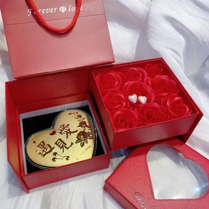 Dulce de San Valentín en Forma de Corazón de Oro Puro 999 para el Festival Qixi, Amor520 - Princesa del Corazón, ¡Que Te Hagas Rico! - Product Image 4