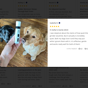 2025 사일런트 신랑 프로 핫셀즈 네일 그라인더 개 고양이 미니 네일 트리머, 애완 동물 발 그루밍 스무딩 전동 공구 - Product Image 2