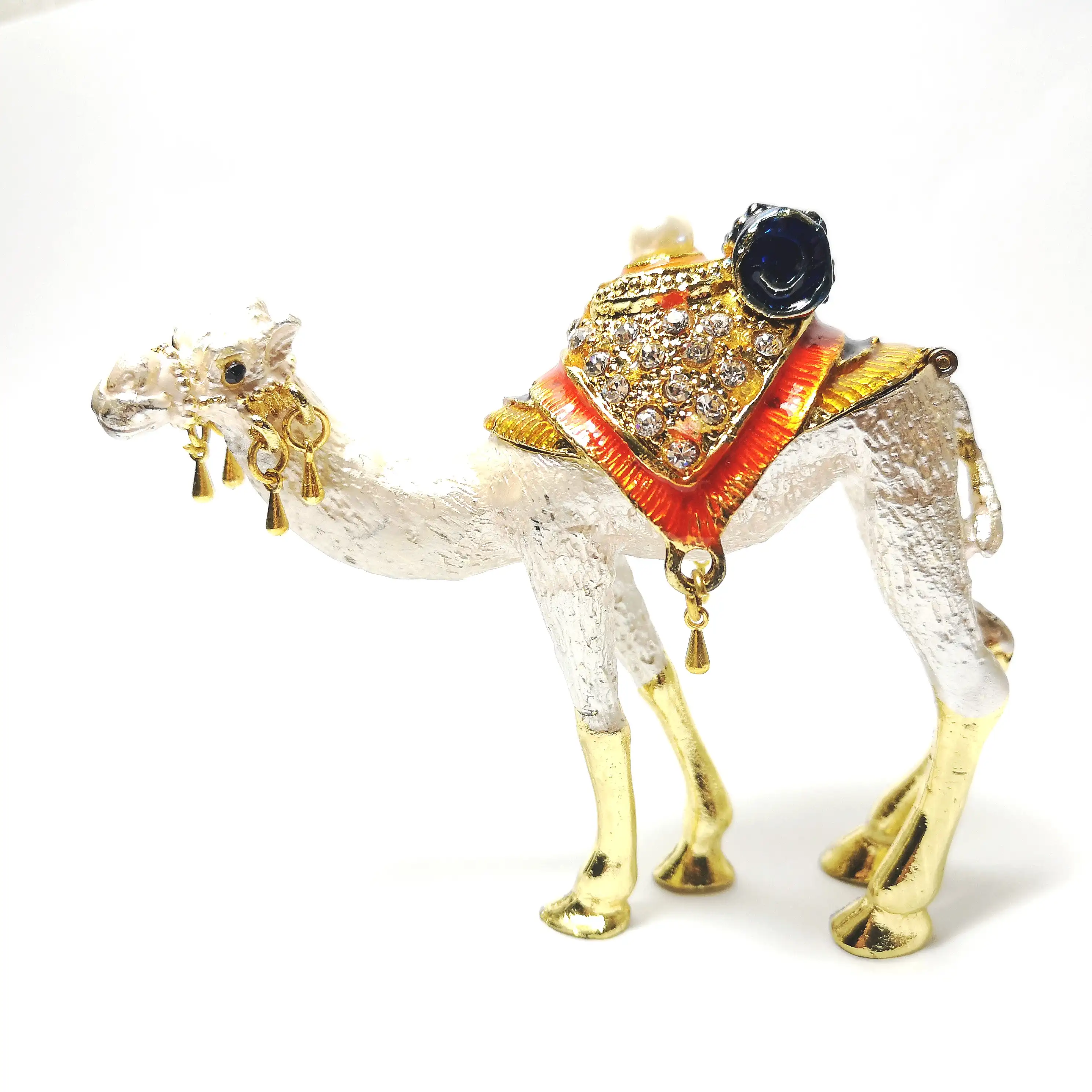 Home deco kamel handwerk metall kamel dubai souvenir geschenk artikel schmuckstück schmuck box kamel