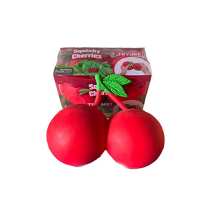 Jouet anti-stress en maltose cerise de haute qualité, 15 cm, à rebond lent - Product Image 2