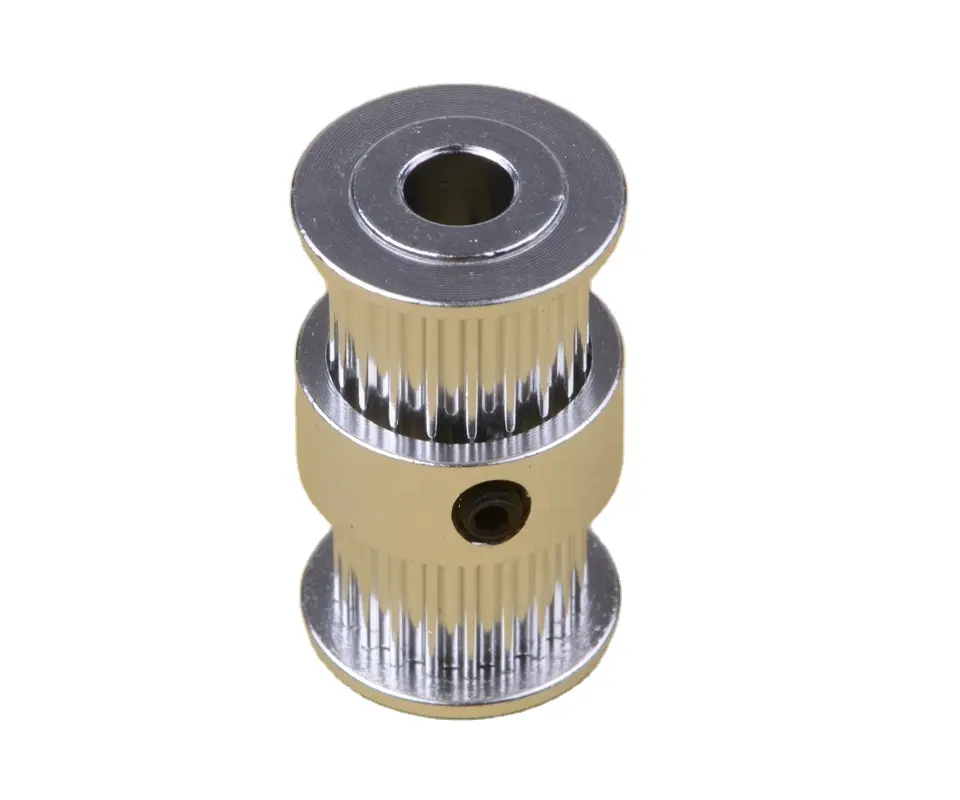 GT2 Double Head Timing Pulley double side gear 20 teeth 5mm 6.35mm 8mm bore size for 6mm timing belt