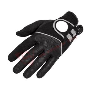 Gants de golf de sport imperméables doux et respirants en microfibre noire de haute qualité imprimés avec logo personnalisé pour hommes et femmes - Product Image 1