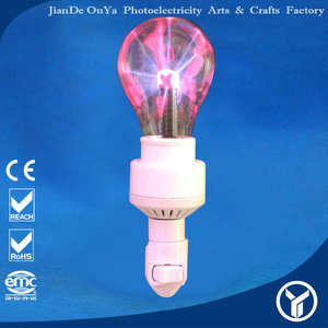 कस्टम गोल सफेद प्लाज़्मा बॉल लैंप यूएसबी संचालित संवेदनशील स्थिर बिजली बच्चों की उपहार रात की रोशनी - Product Image 4