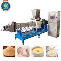 Ligne de production automatique de poudre de riz nutritive pour bébés, machine extrudeuse de céréales instantanées pour bébés, poudre nutritionnelle