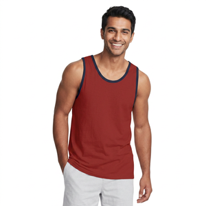 เสื้อกล้ามผู้ชายแขนกุดมีสไตล์ออกแบบใหม่ล่าสุด - Product Image 1