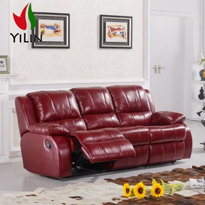 Alibaba moderno estilo Rural francés cuero reclinable sofá seccional conjuntos MARCO DE Metal muebles de sala de estar - Product Image 1