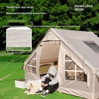 Tente de glamping gonflable, tente bulle, abri imperméable facile à installer pour les safaris, les resorts, la plage et les événements en plein air